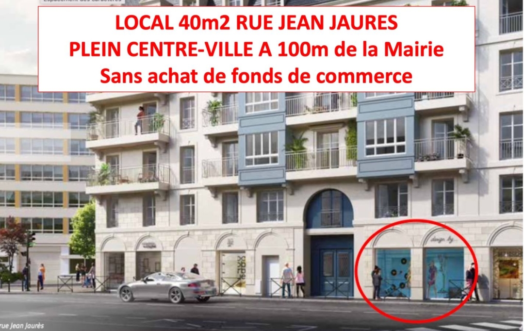 Annonces BOBIGNY : Local / Bureau | PUTEAUX (92800) | 40 m2 | 2 717 € 